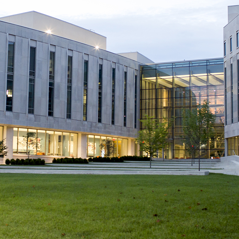 Image of the Global and International Studies Building on the Indiana University Bloomington campus.