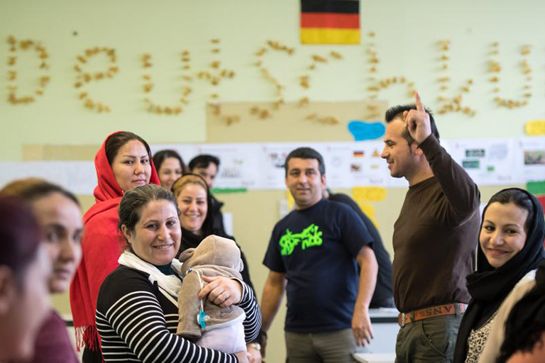 Refugees in Germany. Course image.